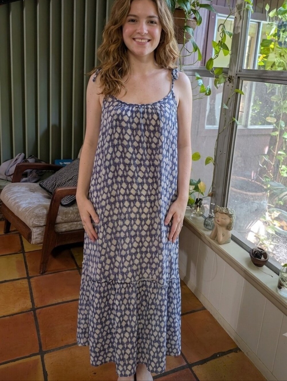 Unit Made In India Sleeveless Dress.